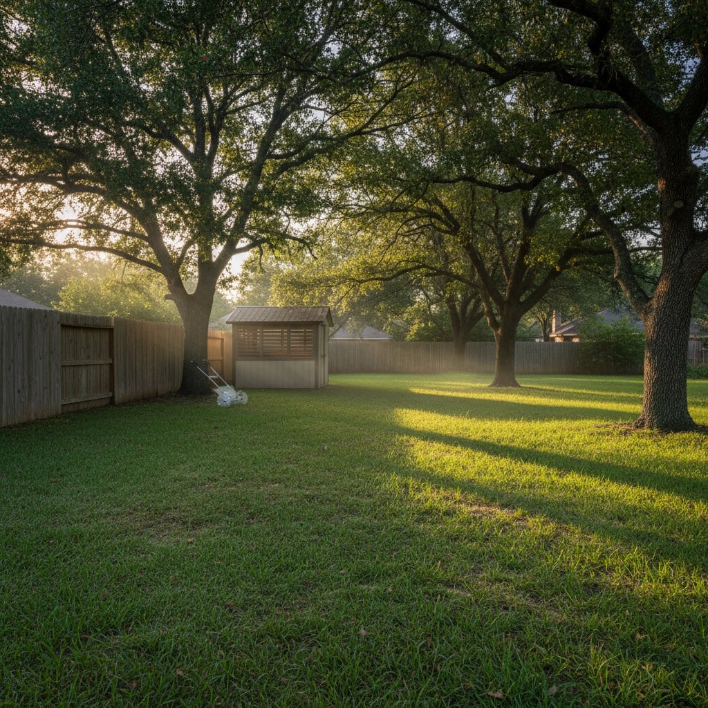 professional lawn care specialist inspecting grass for fungal disease